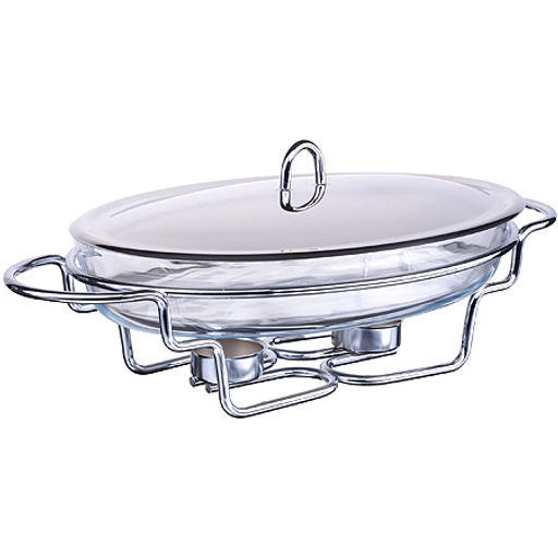 20882 Фондюшница нерж 3л с 2 свечами MB (х4) - Mayer&boch фото 2