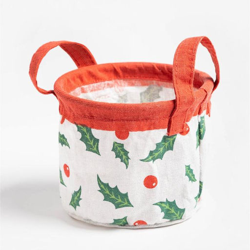 Текстильная корзинка Новый Год 14х12см - Этель фото 3