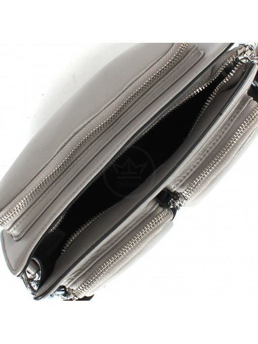 Сумка женская натуральная кожа GU 2033-2573, 1отд, плечевой ремень, св, серый SALE SALE 239452 - Adelia фото 3