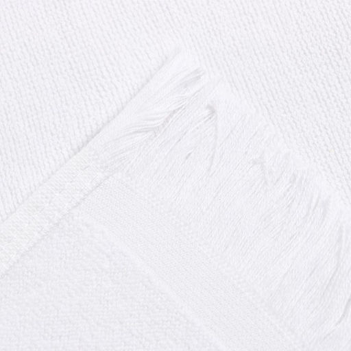 Полотенце махровое LoveLife «Fringe» 30×60 см, цвет белый, 100% хлопок, 380 г/м²