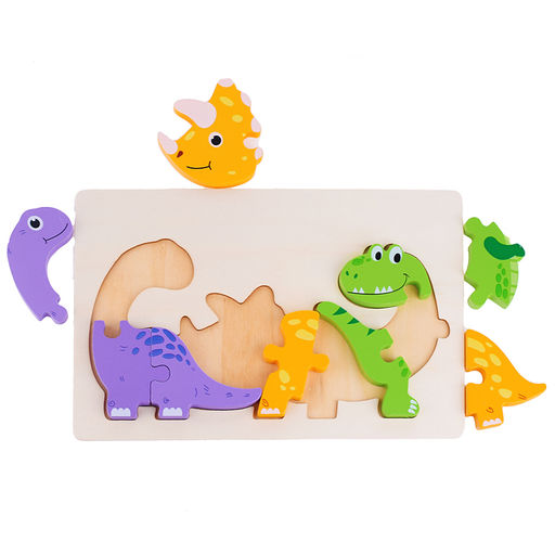 Пазл-вкладыш Мир динозавриков - Щепочка фото 3