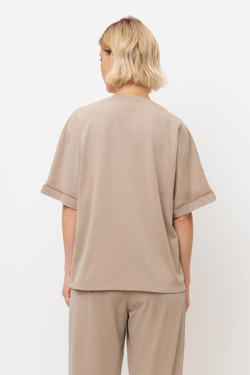 ЕВТ 3290/темно-бежевый блуза жен