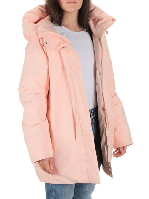 22362 PINK Куртка зимняя женская (200 гр. холлофайбера) - Фабричный китай фото 8