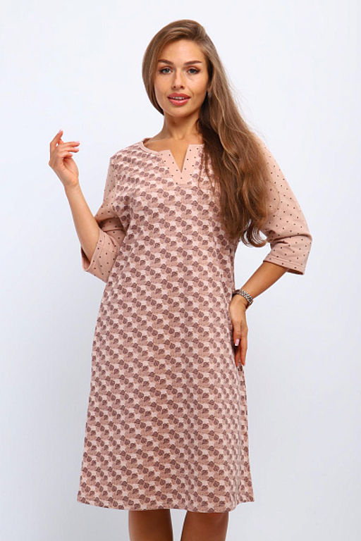 Сорочка теплая, футер с начесом (01060) - Плиона фото 34