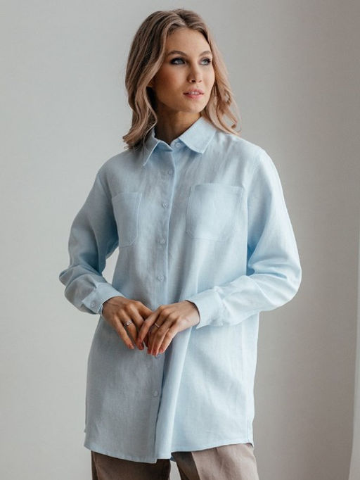 Рубашка ЛЕН с Вискозой