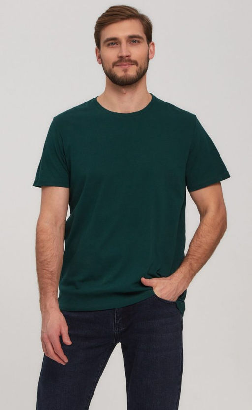 Футболка F911-6000bb d.green - Fine joyce фото 3