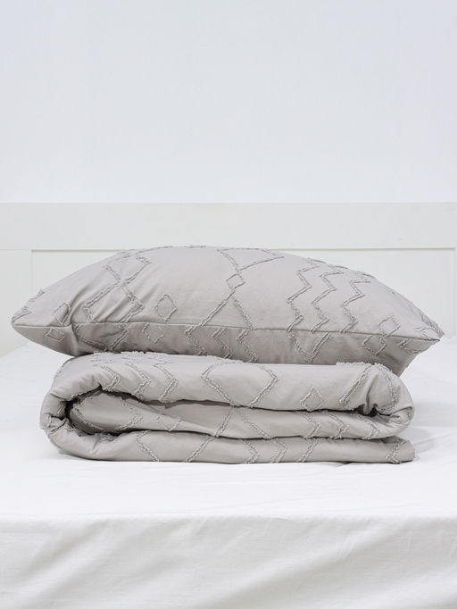 Постельное бельё 2-спальное LoveLife Tufting Орнамент, микрофибра