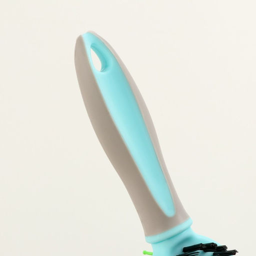 Двусторонняя щётка - расческа с волнистыми зубьями, средняя, 6 х 19 см, мятная - Пижон фото 5