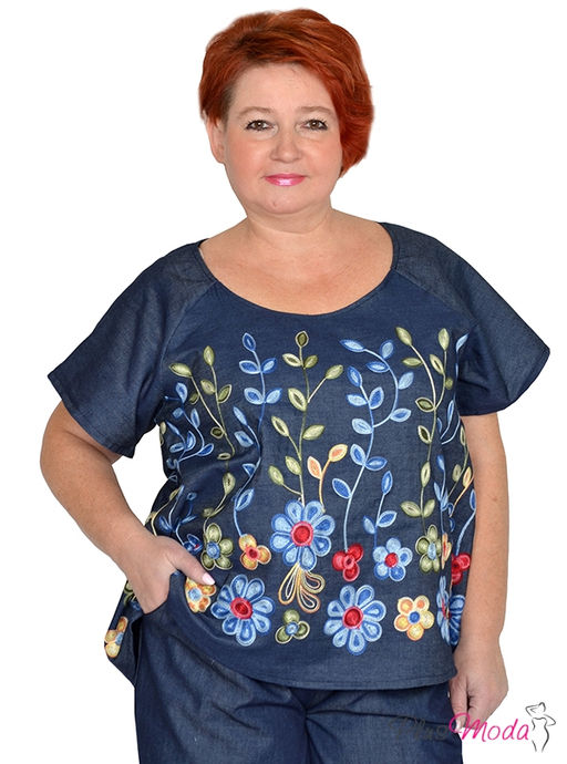 Туника Модель №1466 размеры 44-84 - Plusmoda фото 5