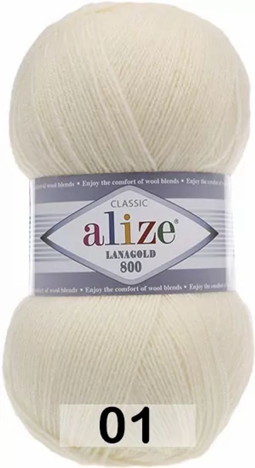 Пряжа LANAGOLD 800 - Alize фото 2