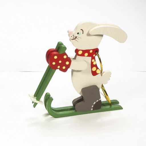 Елочные игрушки - Зайчик на лыжах 3020 - Idh фото 2