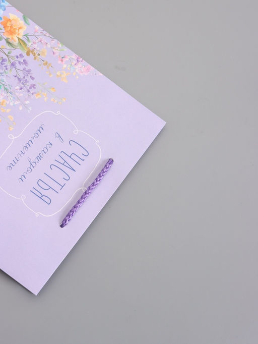 Пакет подарочный ламинированный «Счастья», 18×22.3×10 см