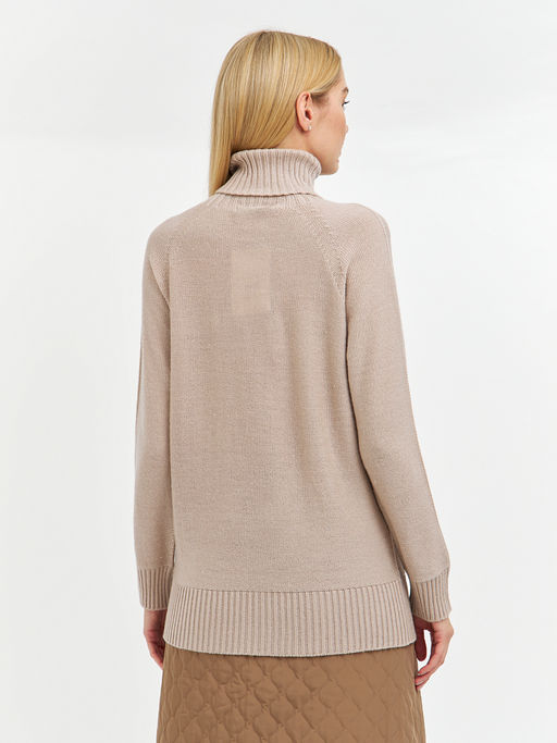 водолазка женская удлиненная с узором из ромбов - Glenfield фото 3