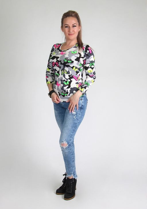 Футболка женская д/р - Марлен фото 2