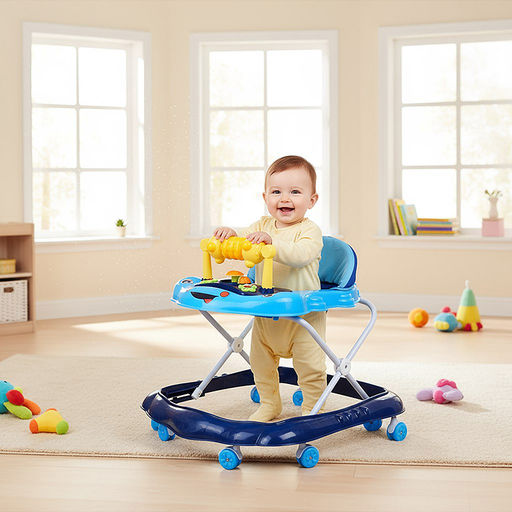 Ходунки "Веселая карусель" (цвет синий/голубой)