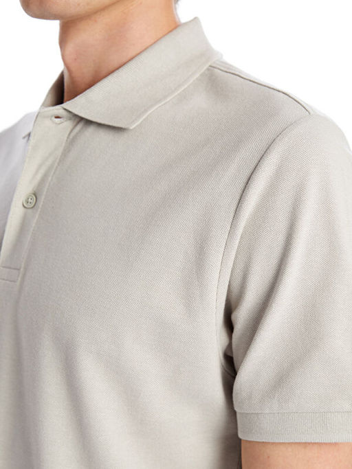 Polo Yaka K?sa Kollu Pike Erkek Ti??rt