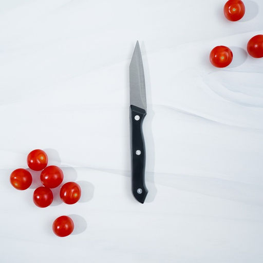 Набор кухонный на подставке, 6 предметов: ножи 8 см, 11 см, 13 см, 19 см, 20 см, ножницы, цвет чёрный - Доляна фото 8