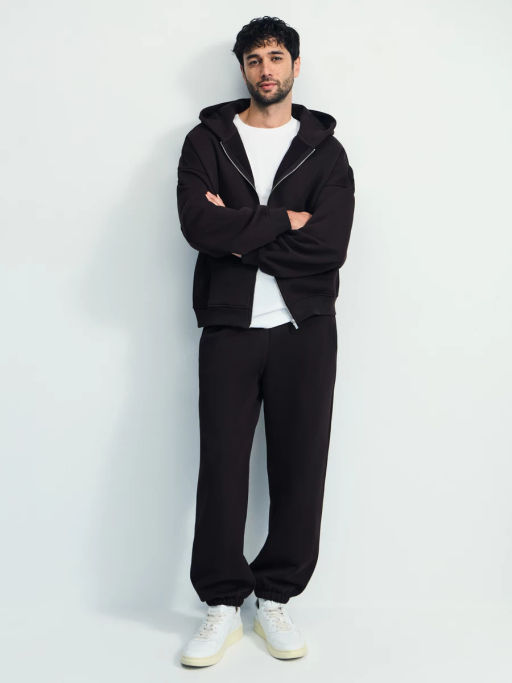 Худи relax fit на молнии / Zarina