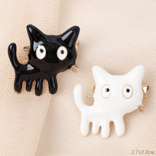 Брошь Кошка / 6490 /уп 12/микс