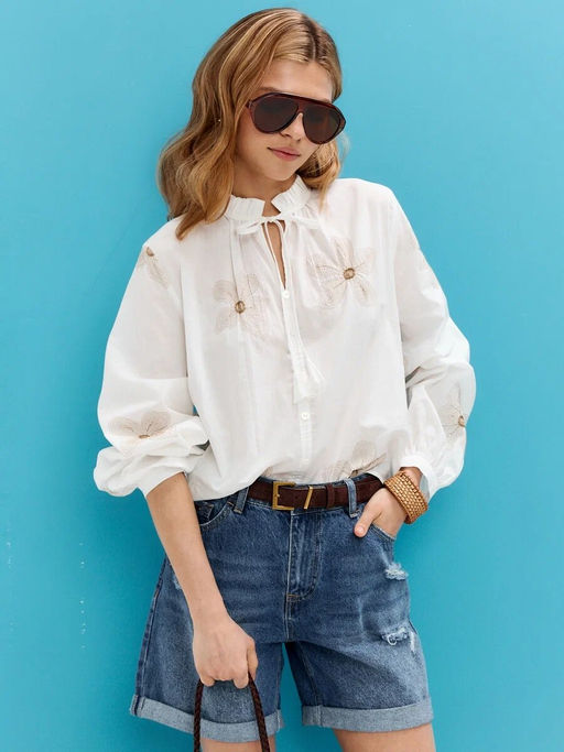 Блузка P612-1110 white - Primm фото 2