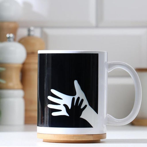 Кружка сублимация Только лучших пап повышают до дедушек, с нанесением - Дарим Красиво фото 2