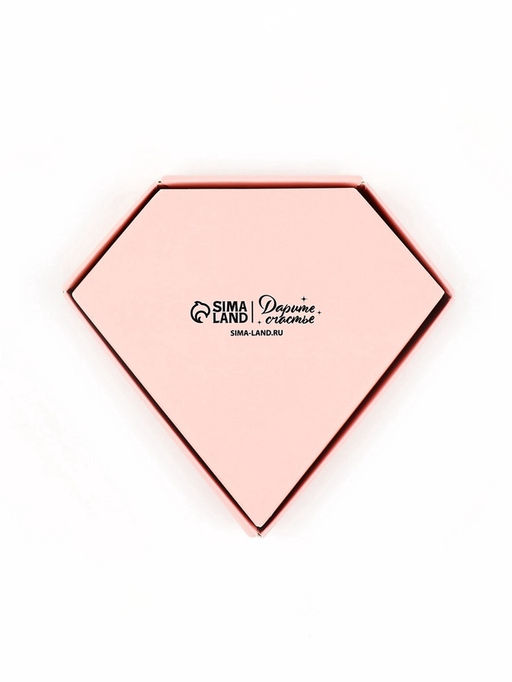 Цена за 5 шт. Коробка подарочная под бижутерию «Розовая, тиснение», 10×9×3.5 см