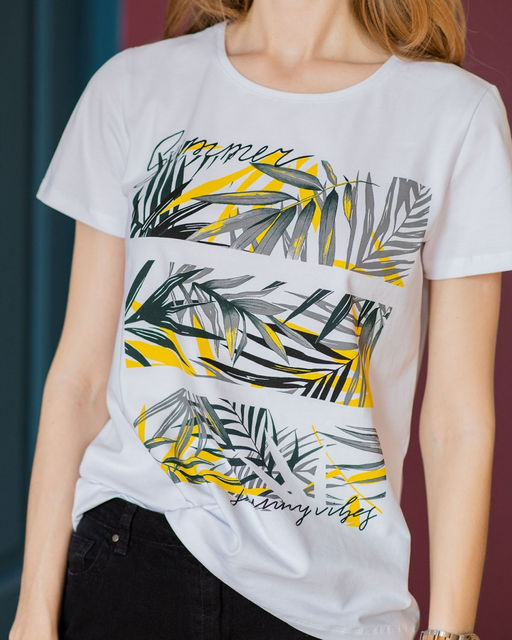 Футболка из хлопка FPP002 - Sahar art lab фото 6