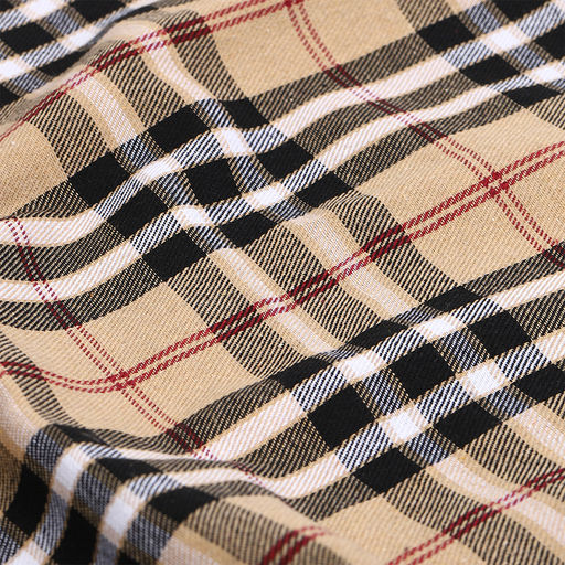 Ткань рубашечная фланель 150 г/м? 80% полиэстер, 20% хлопок шир.150 см арт.TBY.Fl.T382.9 цв.09 бежевый уп.2м