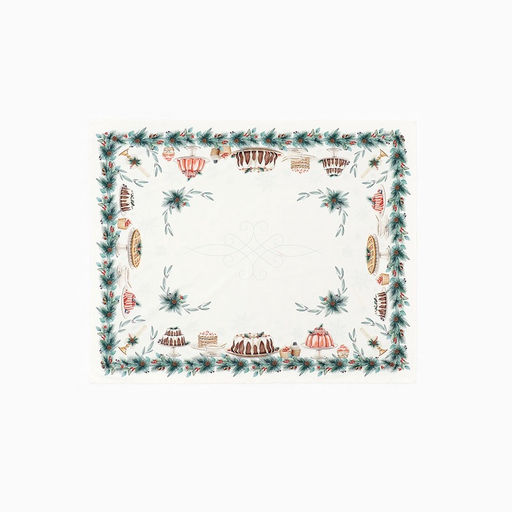Скатерть новогодняя «Этель» New Years treat, 150×180 см +/-3 см с ВГМО, 100% хлопок, саржа 190 г/м²