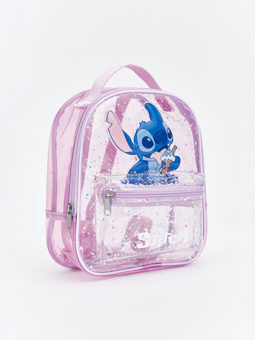 Stitch Bask?l? K?z ?ocuk S?rt ?antas?