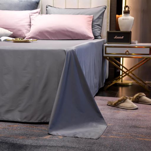 КПБ Mency однотонный с вышивкой MENO017 Евро