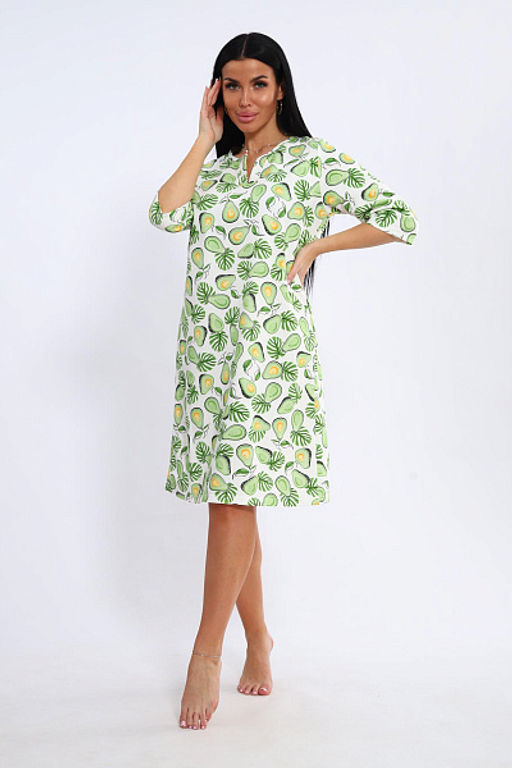 Сорочка теплая, футер с начесом (01035) - Плиона фото 77