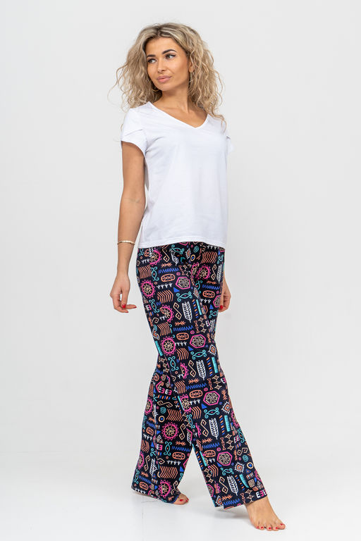 Костюм женский Натали 36691 футболка и брюки хлопок  фото 28