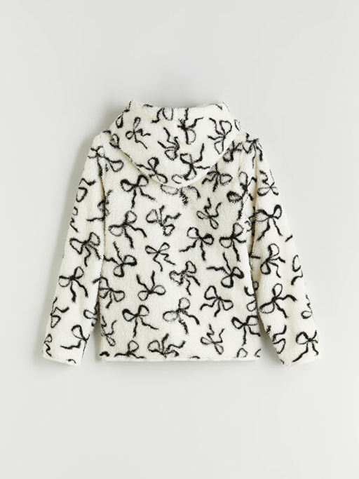 Kap??onlu Fermuarl? K?z ?ocuk Sweatshirt