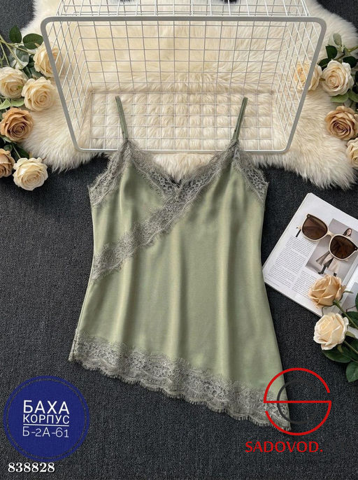 Топ с кружевом женский - Bruno фото 4