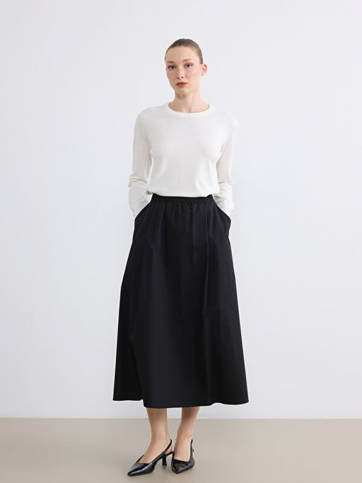 Bisiklet Yaka Kad?n Triko Kazak