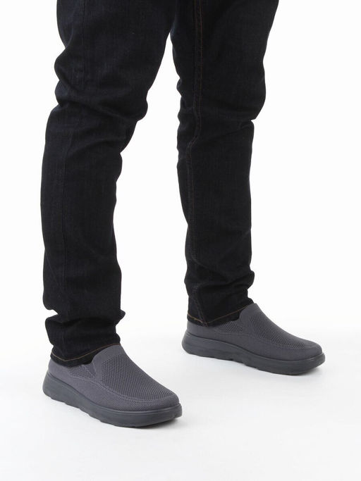 05-TEX-D03-08 GREY Полуботинки спортивные летние мужские (текстиль)