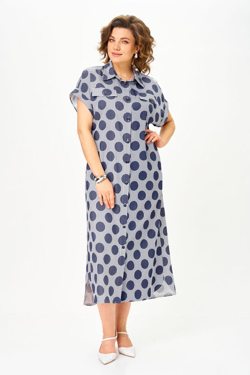 Платье Michel Chic 993/3 крупный горох фото 4