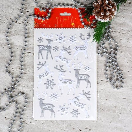 Наклейка новогодняя 25х14 Новый год / 610-276 /уп 12/600/ - Галеонтрейд фото 5