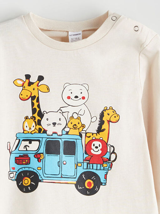 Bisiklet Yaka Erkek ?ocuk Pijama ?st