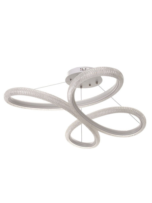 Люстра Carla 45 Вт LED 4000-6000К белая 15×65×62+120 см