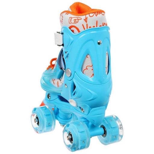 Роликовые кроссовки раздвижные, р. 27-30, колёса световые PU - Simaland фото 4