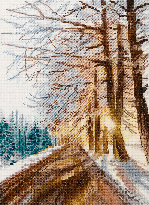 Набор для вышивания PANNA PS-7478 Морозный день 16 х 21.5 см