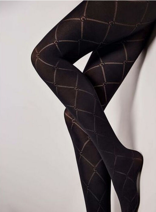 Колготки женские HISTORY Fantasy (24/6) - nero - Conte elegant фото 4