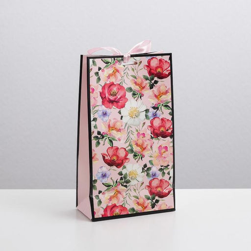 Пакет подарочный с лентой You are beautiful, 13 23 7 см - Дарите счастье фото 3