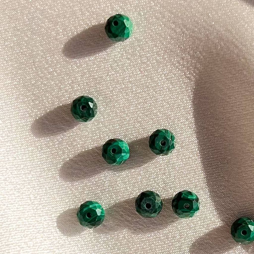 Бусины для украшений из Малахита (10 шт)