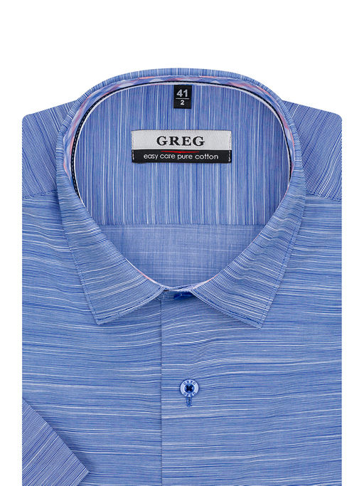 Сорочка мужская короткий рукав GREG 223/201/7834/C/1p  фото 2