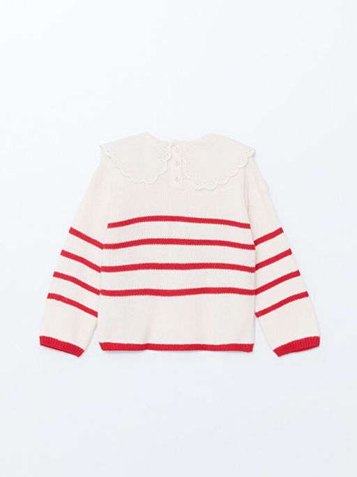 ?izgili K?z ?ocuk Triko Kazak - Waikiki фото 3