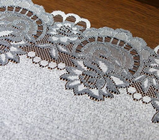 Скатерть арт. 249661/130/9, овал, 130 см х 180 см, цвет: св. стальной/серый