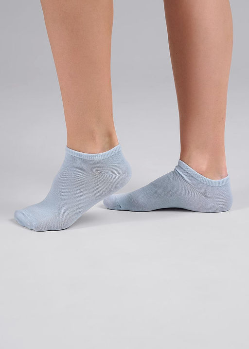 CLES Носки жен.L5000 market line укороч св.голубой - Clever wear фото 2